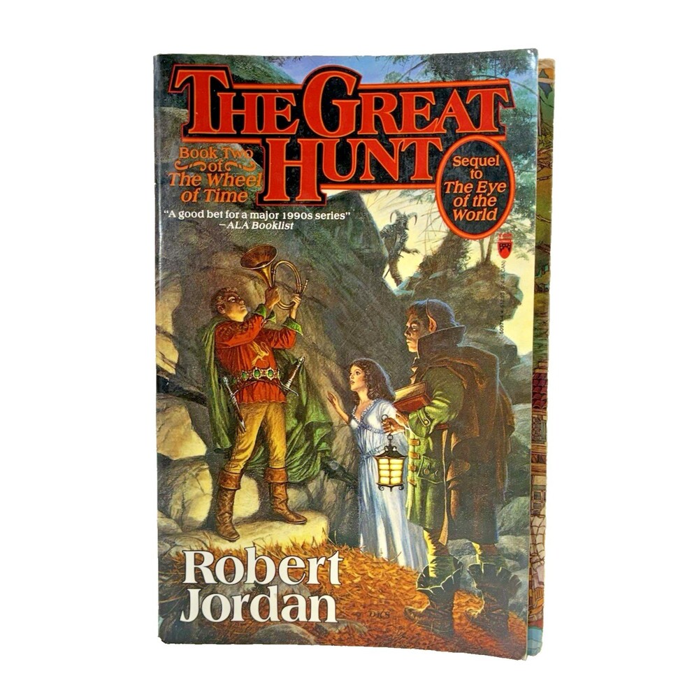 The Great Hunt by Robert Jordan Vintage Tor First Edition Paperback